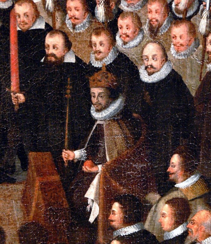 Česká státnost: korunovace Fridricha Falckého 1620 (foto: Wolfgang Sauber, detail obrazu)