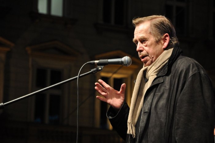 Samtene Revolution 1989, Václav Havel (Autor: Ben Skála, CC BY 2.5)