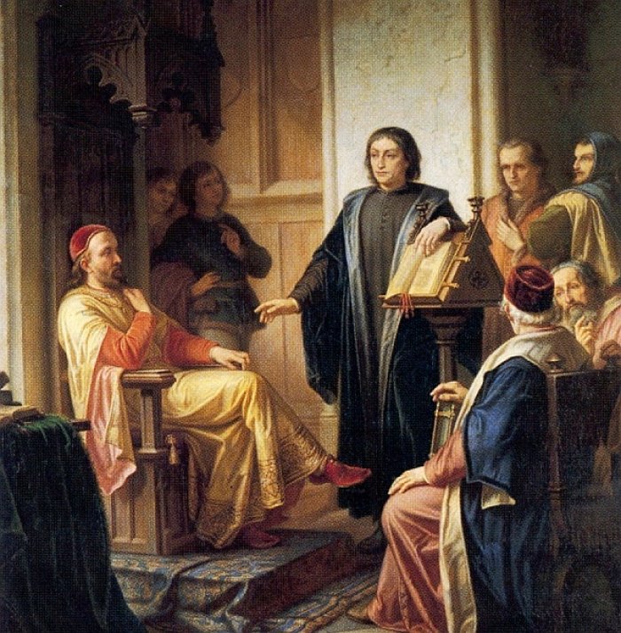 Čeští panovníci - Karel IV. (malba: František Čermák, 1874)