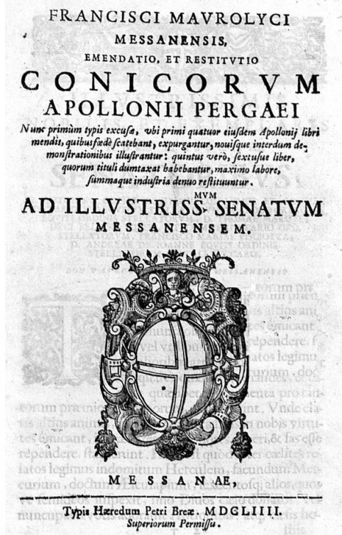 Apollónios z Pergy, Kónika (obálka, public domain)