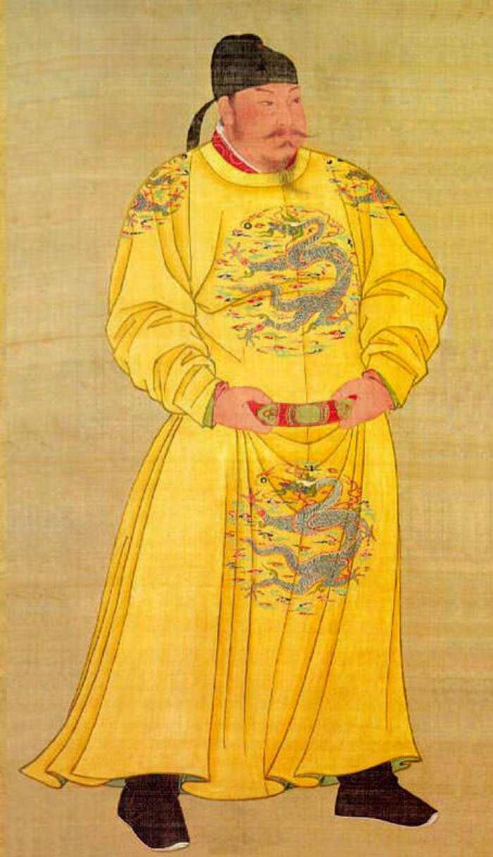 čínský císař Tchaj-cung, dynastie Tchang (National Palace Museum Taipei, public domain)