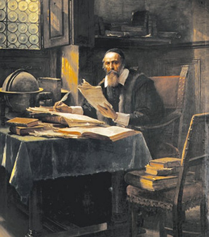 Vaclav Brozik: Jan Amos Comenius in his workroom in Amsterdam, NL (1891, public domain)
