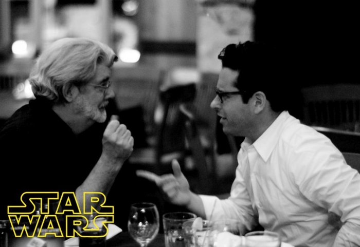 Star Wars: George Lucas & J. J. Abrams (photo: Joi, CC BY 2.5 )