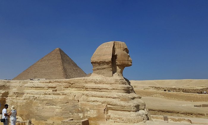 Velká sfinga (Giza, Egypt - Ovedc, CC BY-SA 4.0)
