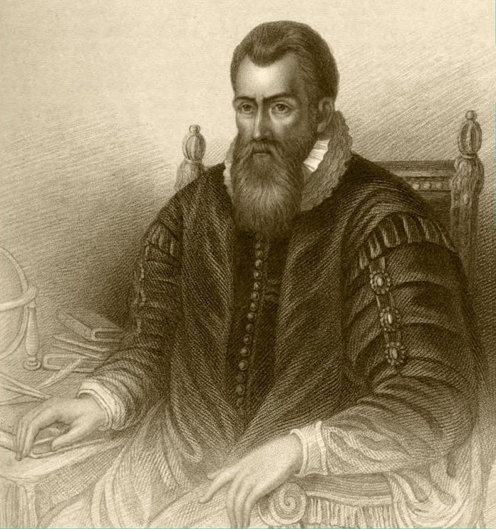 Mathematician John Napier (engraving: Samuel Freeman, public domain)